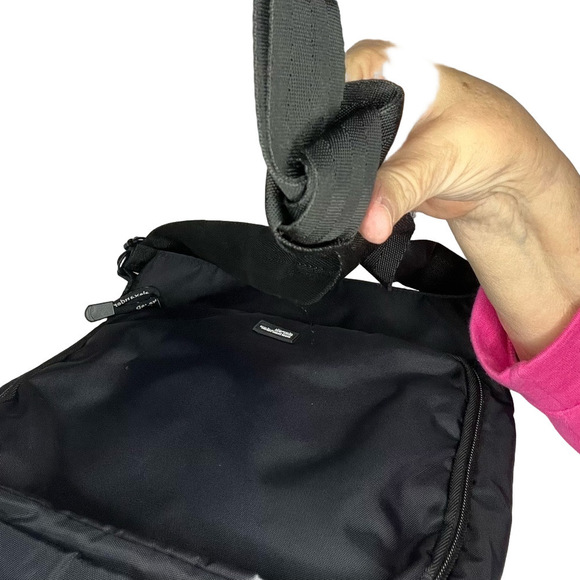 Derek Alexander Crossbody, 11” X 11”, Water resistant Nylon Travel Bag, zippers - Picture 8 of 8